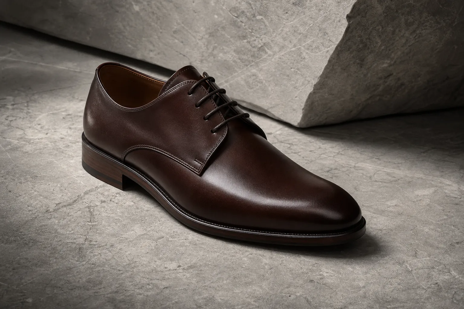 Men Shoes — men luxury footwear display scene