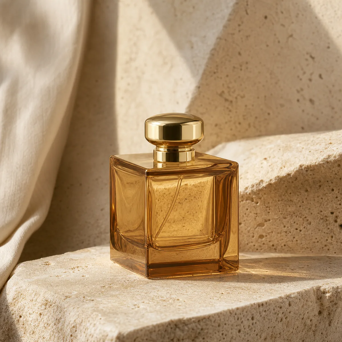 Perfume — fragrance bottle scene